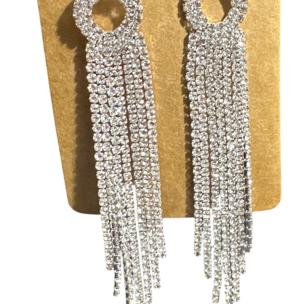 Elegant Silver Dangle Earrings